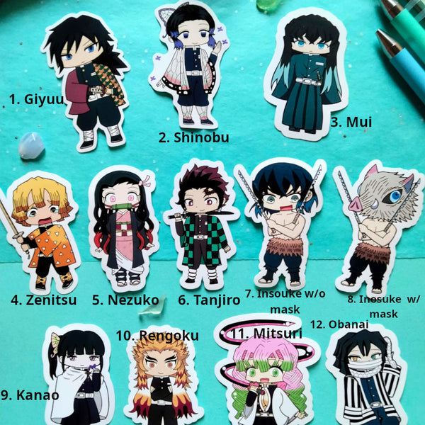 Demon Slayer Stickers