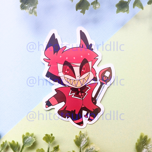 Hazbin Hotel Alastor Stickers