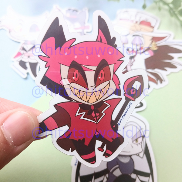 Hazbin Hotel Alastor Stickers