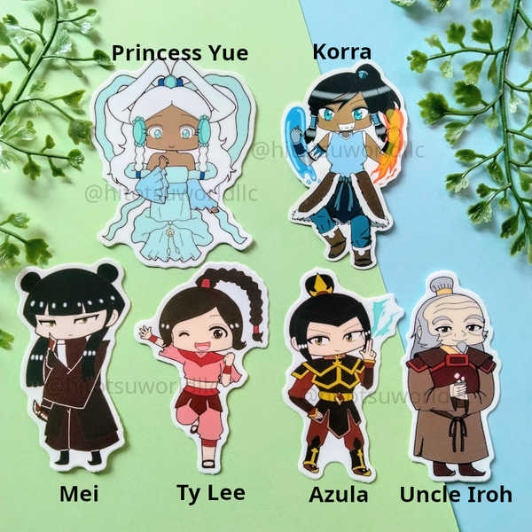 Avatar The Last Airbender Stickers