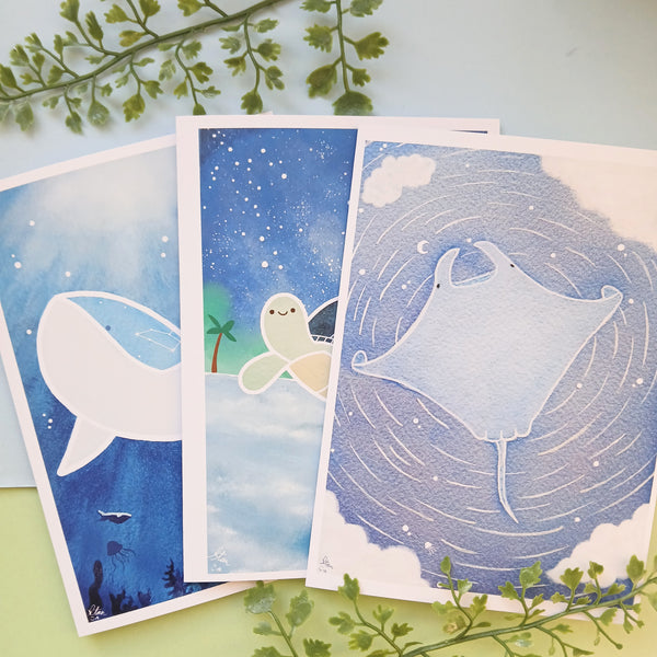 Greeting Cards: Wally the Whale