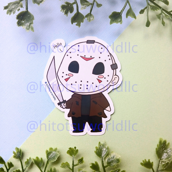 Spoopy Jason V Stickers