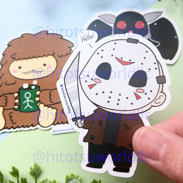 Spoopy Jason V Stickers