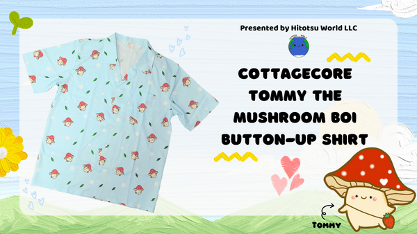 Tommy the Mushroom Boi Button-Up Shirt