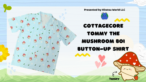 PRE-ORDER: Tommy the Mushroom Boi Button-Up Shirt