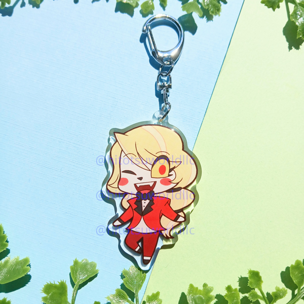 Hazbin Hotel Charlie Keychains