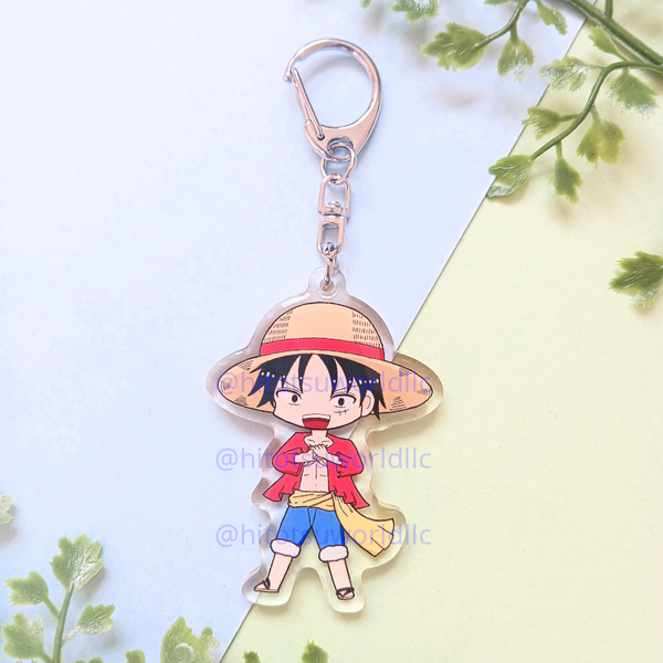 One Piece Luffy Keychains