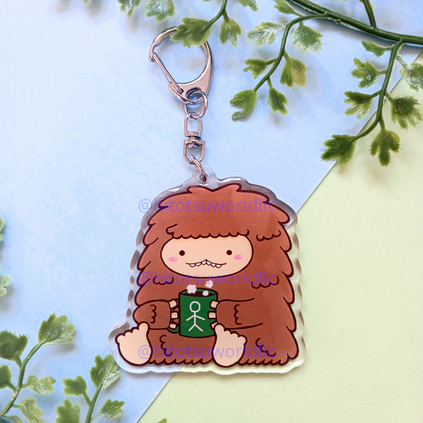 PNW Sasquatch Keychains