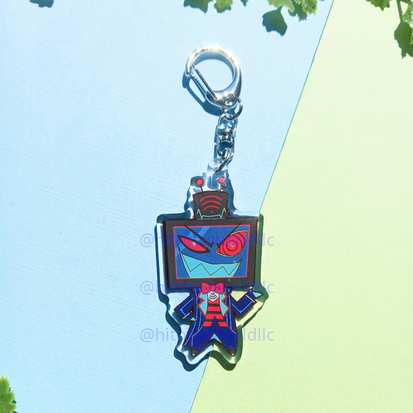Hazbin Hotel Vox Keychains