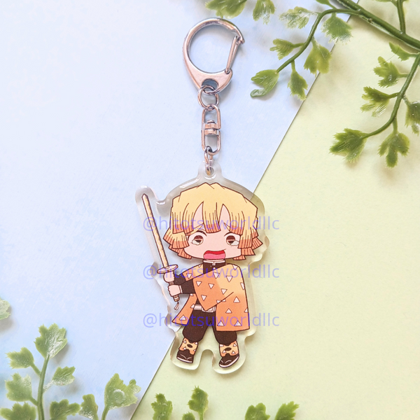 Demon Slayer Zenitsu Keychains
