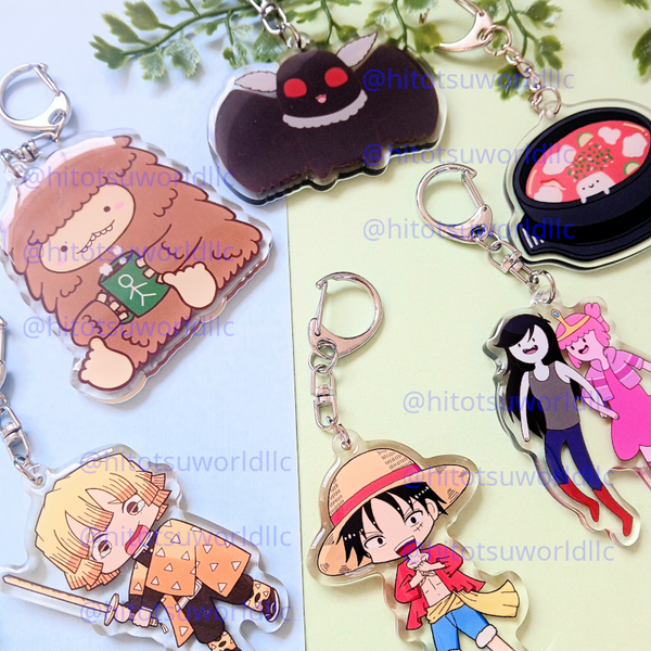 Kawaii Chibi Mothman Keychains