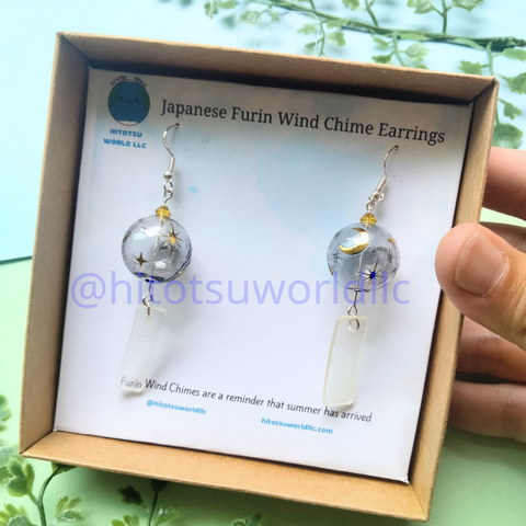 Gray Furin with Astrology Earrings
