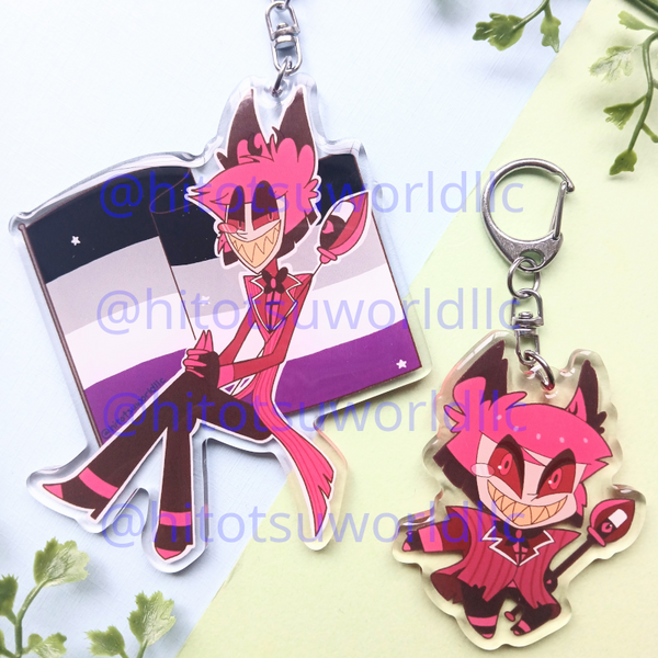 Hazbin Hotel Alastor Keychains
