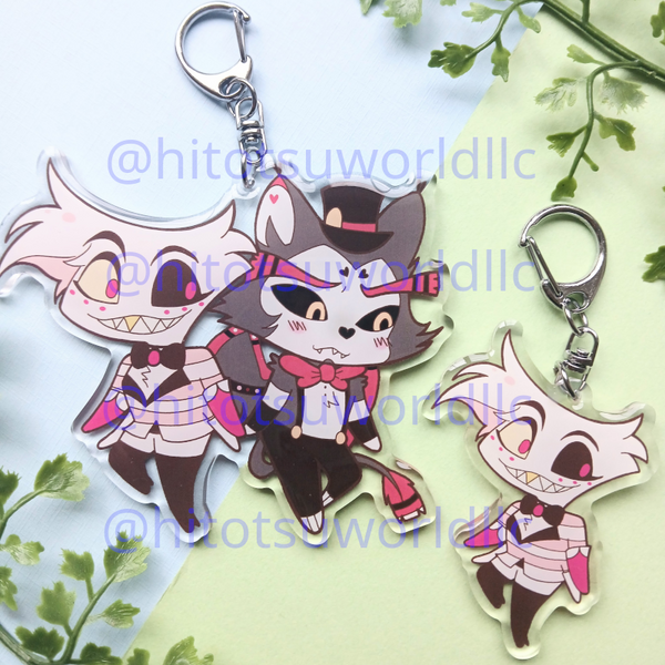 Hazbin Hotel Angel Keychains