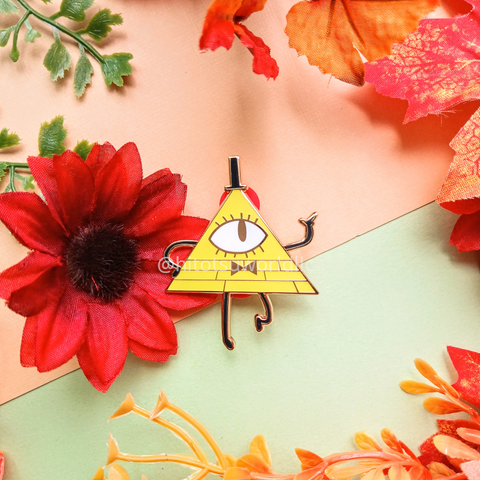 Crazy Triangle Enamel Pins