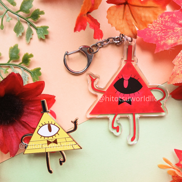 Bill Cipher Keychains