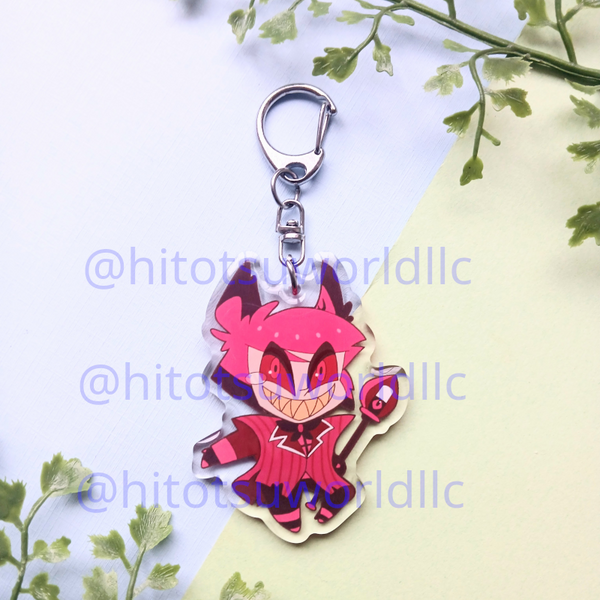 Hazbin Hotel Alastor Keychains