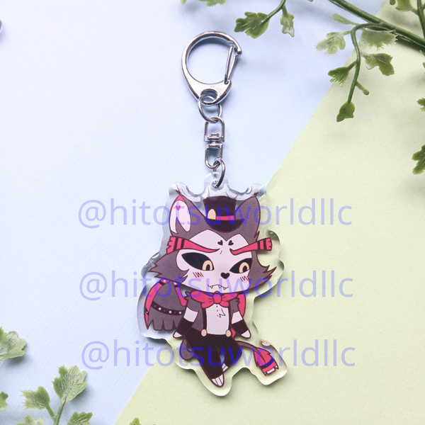 Hazbin Hotel Husk Keychains