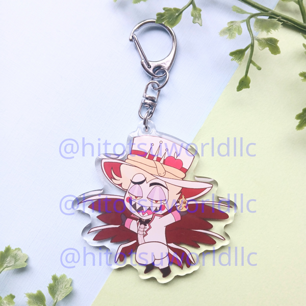 Hazbin Hotel Lucifer Keychains