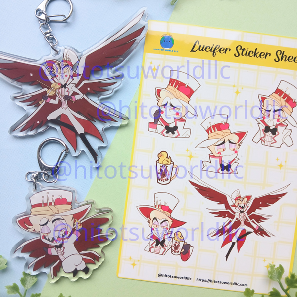 Hazbin Hotel Lucifer Big Keychains