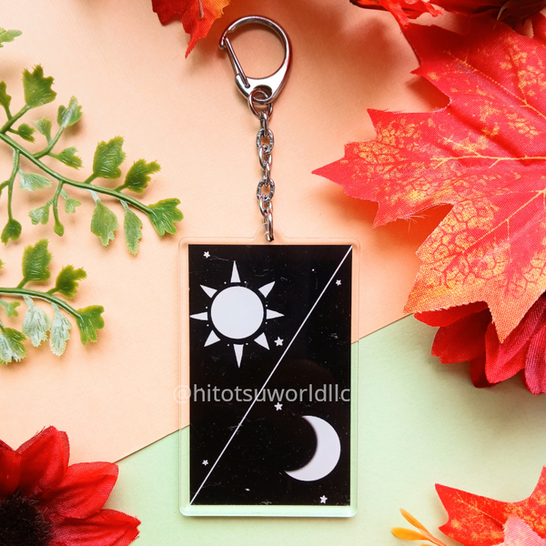 12. The Raven Tarot Card Keychains