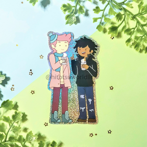 Gary and Marshall Pixie Dust Glitter Stickers