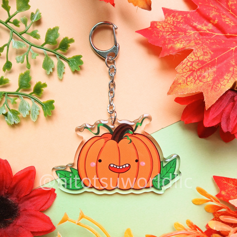 Kawaii Pumpkin Keychains