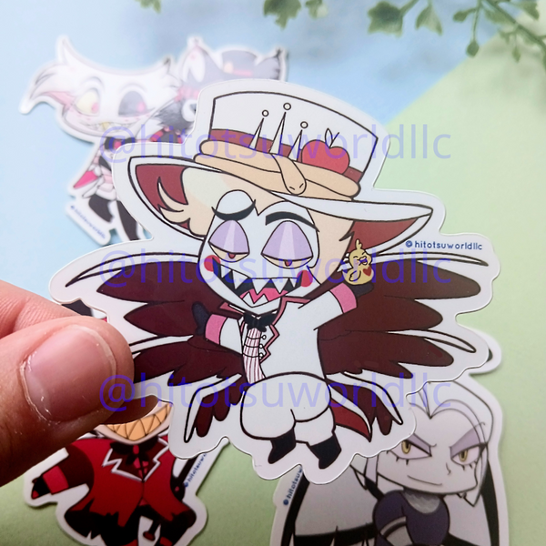 Hazbin Hotel Lucifer Stickers