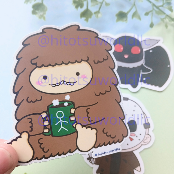 Spoopy Sasquatch Stickers
