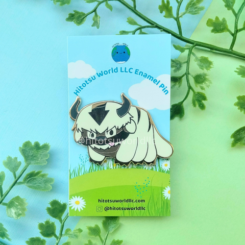 Kawaii Flying Bison Enamel Pins