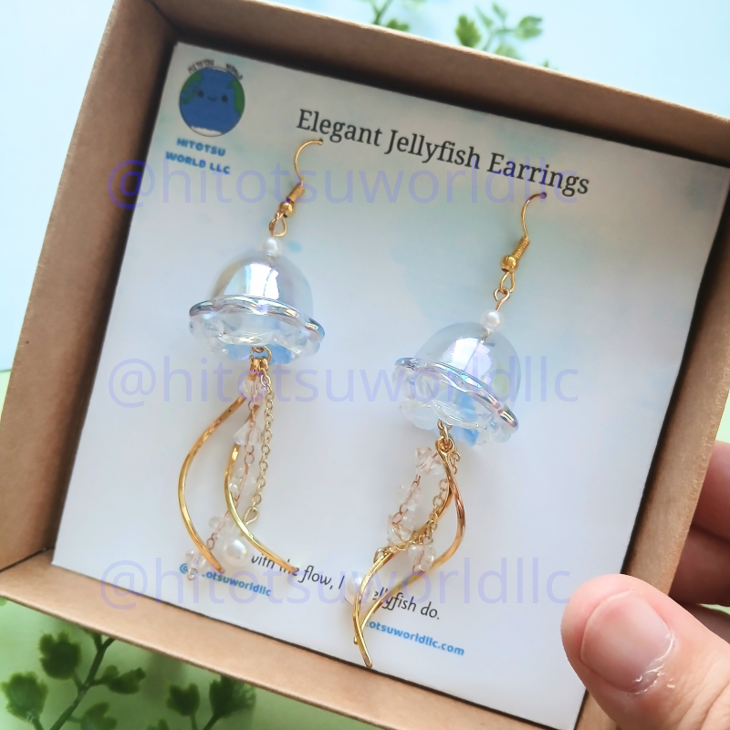 Elegant Jellyfish Earrings