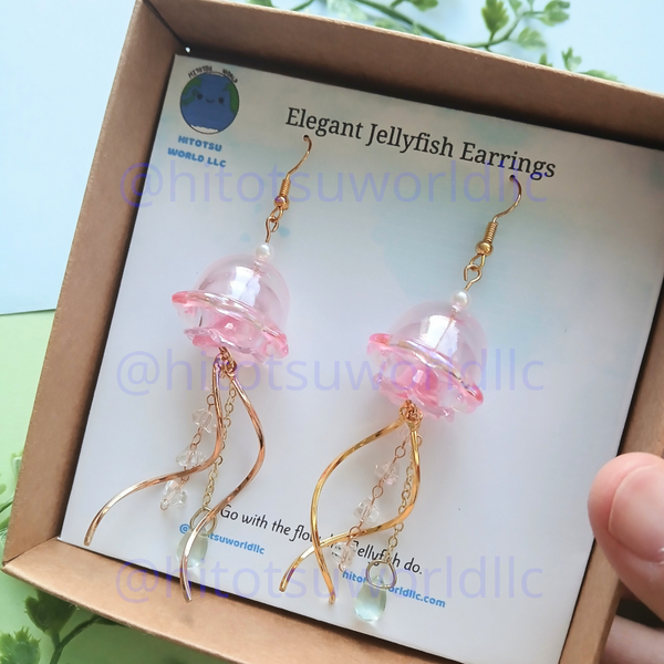 Elegant Jellyfish Earrings