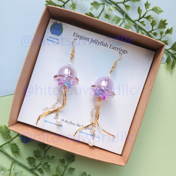Elegant Jellyfish Earrings