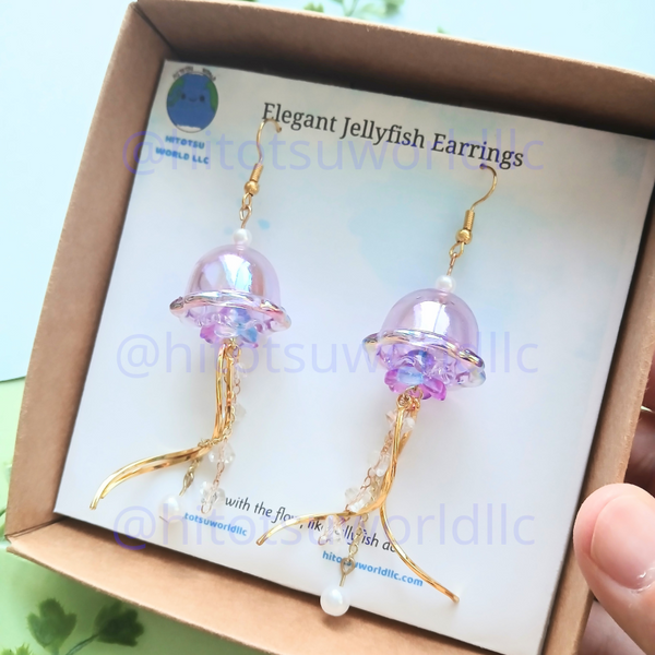 Elegant Jellyfish Earrings