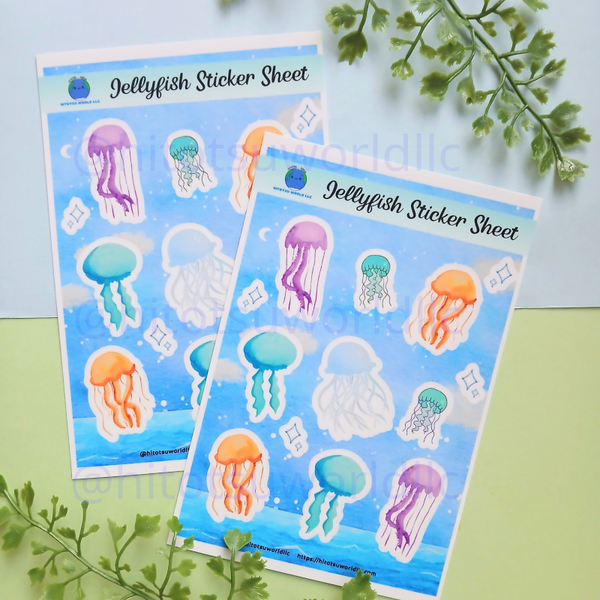 Jellyfish Sticker Sheet