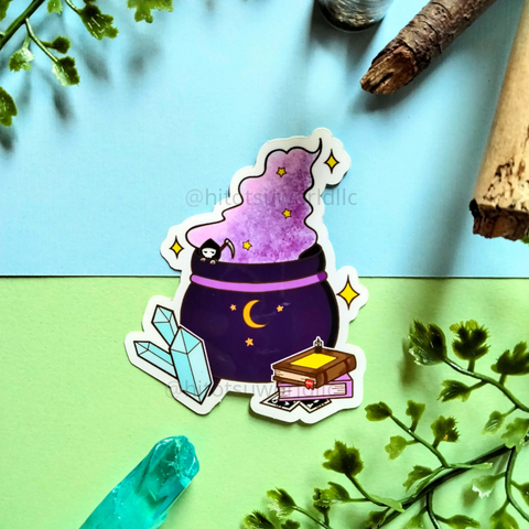 Witchy Cauldron Stickers