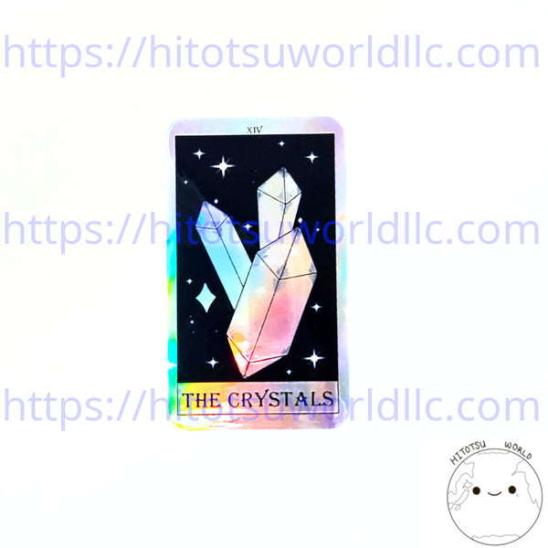 14. Holographic "The Crystals" Tarot Card Stickers