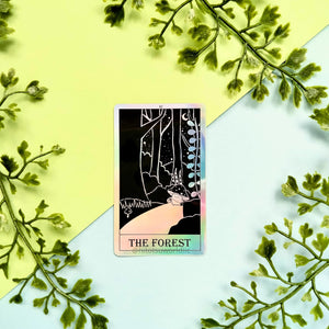 04. Holographic "The Forest" Tarot Card Stickers