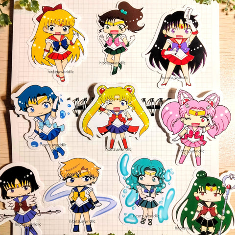Sailor Warrior Stickers