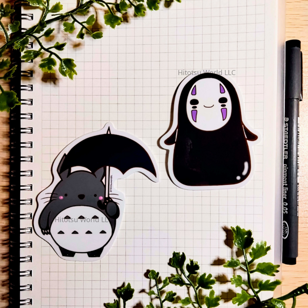 Ghibli No Face Stickers