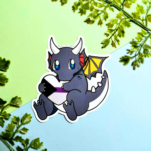 Demisexual Pride Dragon Stickers