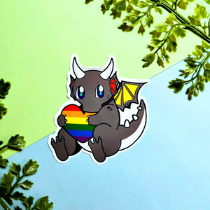 Gay Pride Dragon Stickers
