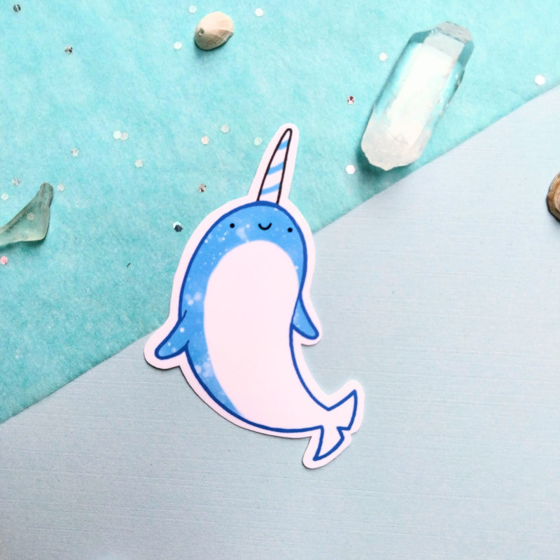 Space Narwhal Stickers